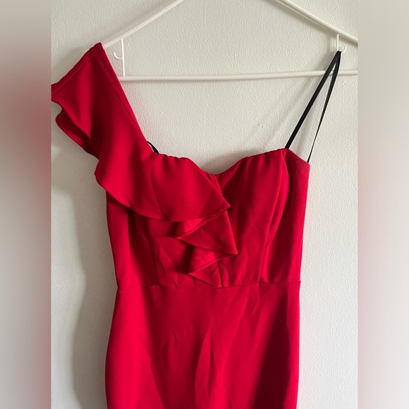 worn once, prom dress from Windsor , size small, bright red dress - Picture 2 of 14